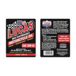 20w50 Lucas High Performance Motorcycle Oil 10700 - Image 2