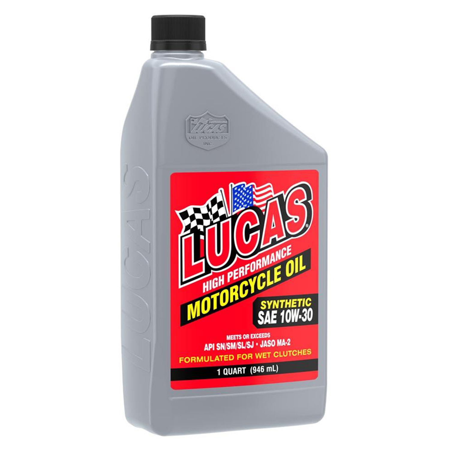 10708-1 _a 10w30 Lucas High Performance Motorcycle Oil 10708-1 - Image 1