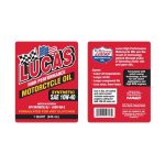 10w40 Lucas High Performance Motorcycle Oil 10710-1 - Image 2