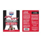 10w40 Lucas Semi-Synthetic ATV Engine Oil 10720 - Image 2
