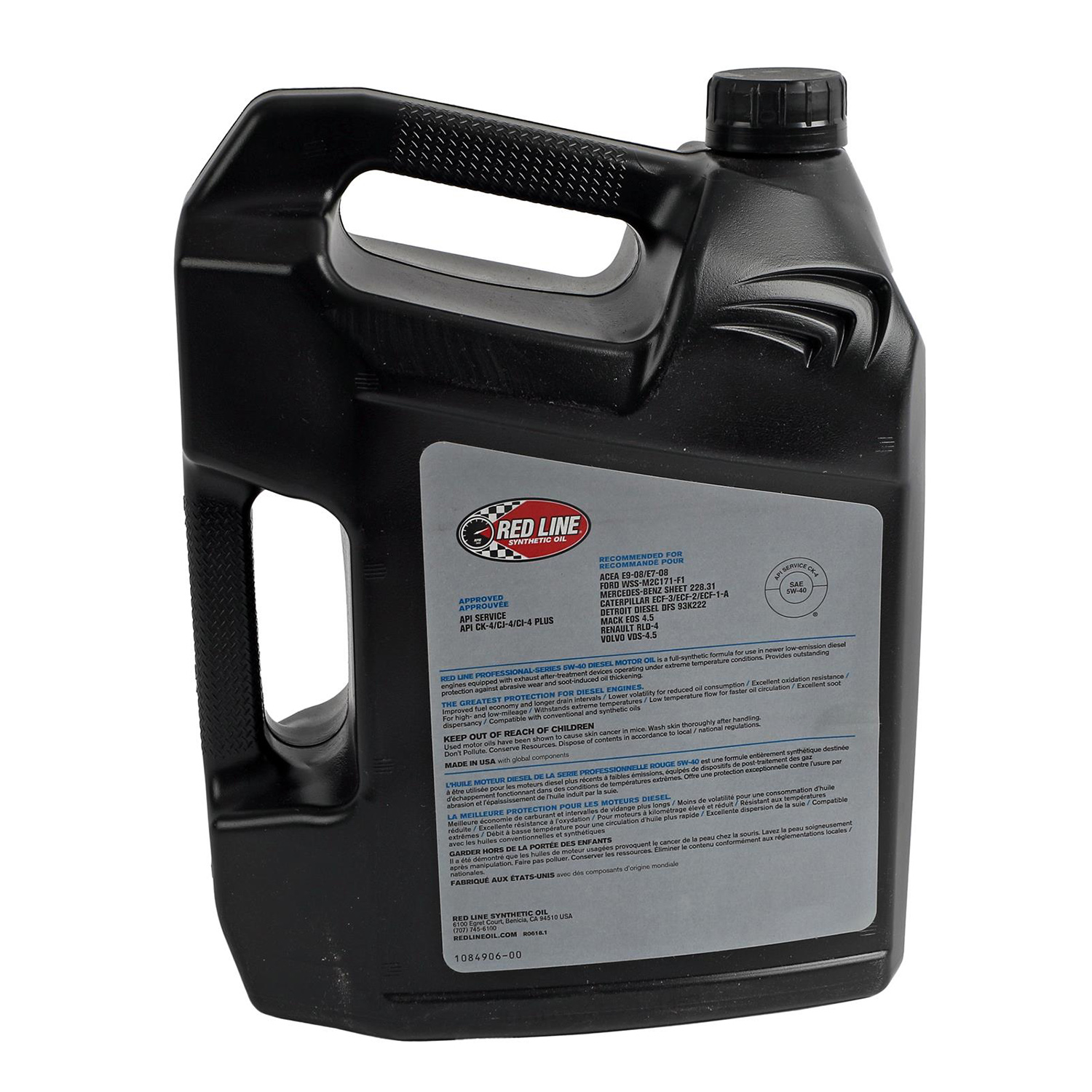 12715 _b 5w40 Red Line Professional Series Motor Oil 12715 - Image 1