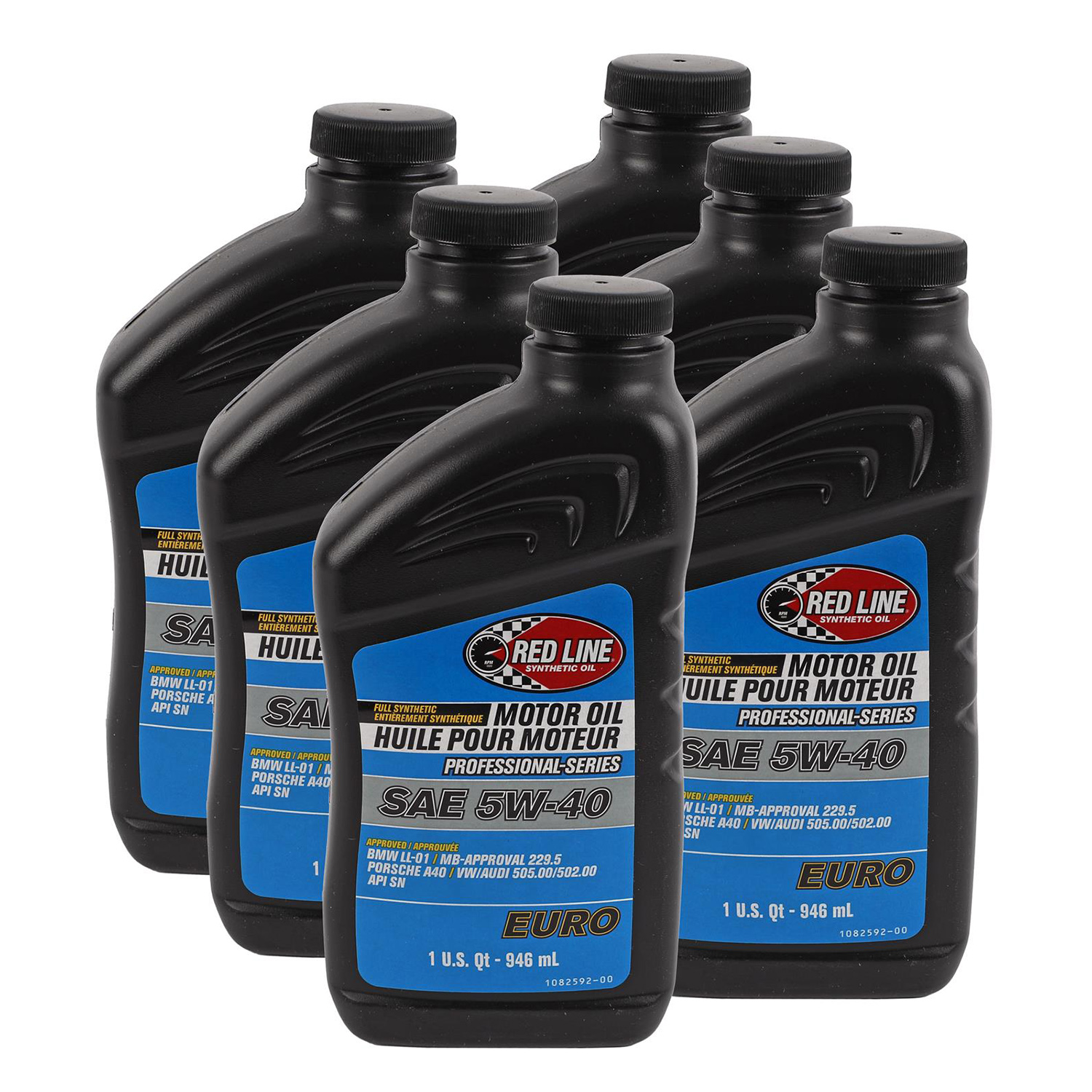 12904-6 _a 5w40 Red Line Professional Series Motor Oil 12904-6 - Image 1